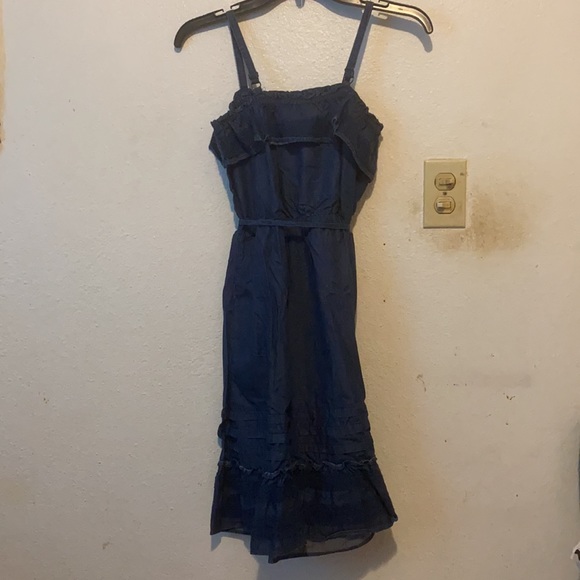 GapKids Denim Ruffle Dress (14-15 Years) - Picture 2 of 8